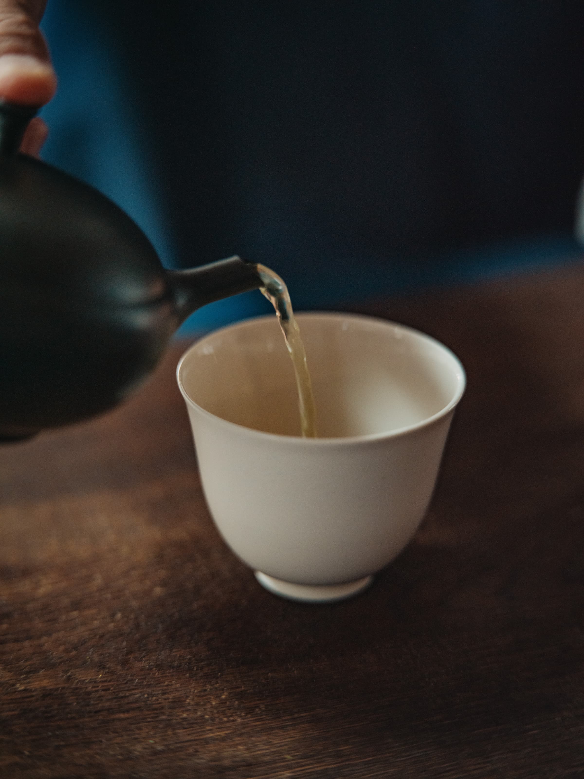 Japanese tea brewing